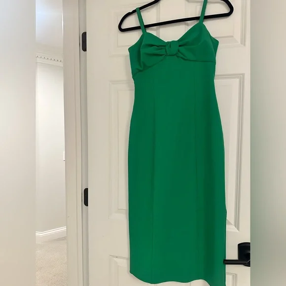 Cinq à Sept Green Midi Dress, Size 2 - Picture 3 of 5